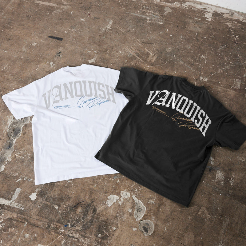 Vanquish Revolve Summer Regime Black Oversized T Shirt 7枚目の画像