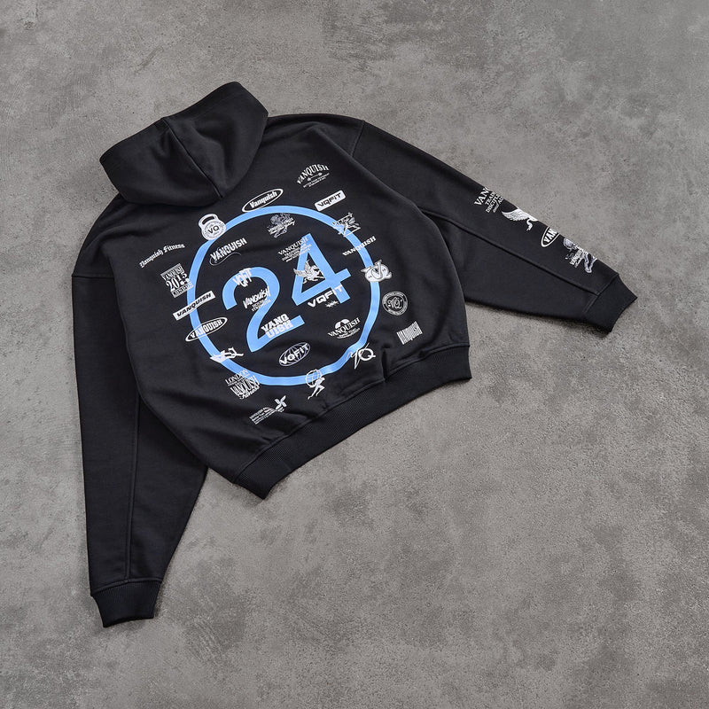 Vanquish TSP 2024 Collective Black Oversized Hoodie 2枚目の画像