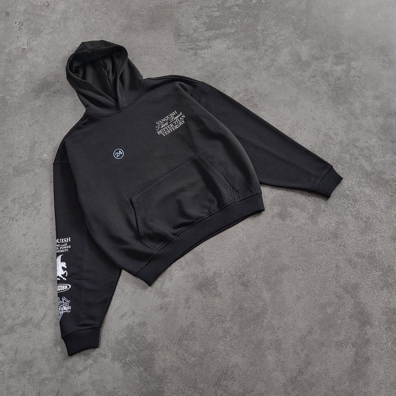 Vanquish TSP 2024 Collective Black Oversized Hoodie 9枚目の画像