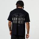 Vanquish Black London Distressed Oversized T Shirt 1枚目の画像