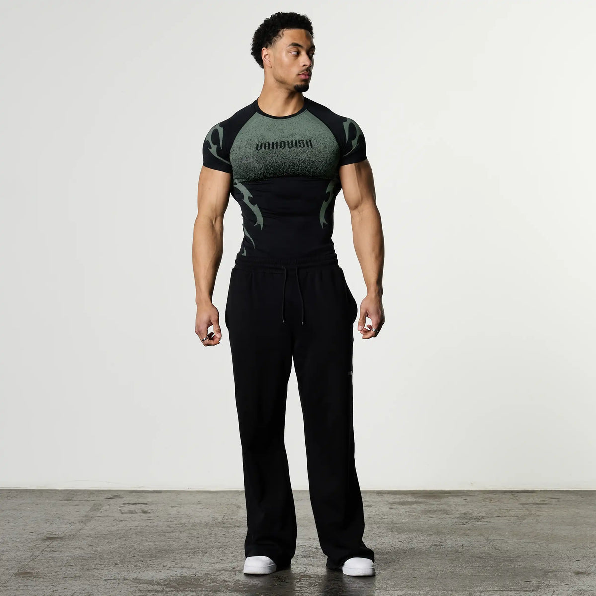 TRIBAL COMPRESSION AQUA SHORT SLEEVE T SHIRT 5枚目の画像