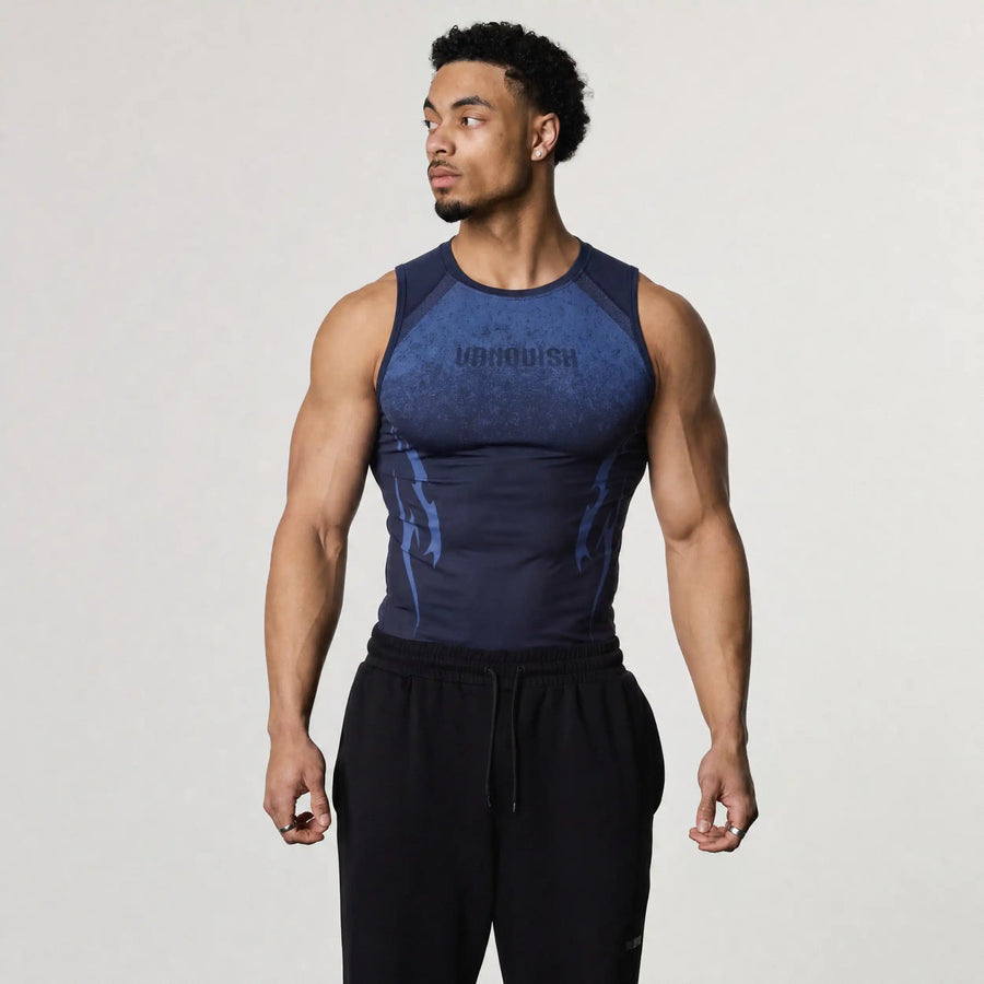 TRIBAL COMPRESSION NAVY TANK 1枚目の画像