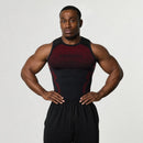 TRIBAL COMPRESSION BLACK AND RED TANK 1枚目の画像