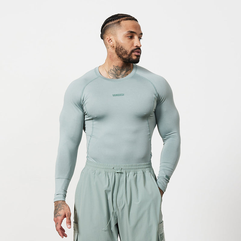 Vanquish Utility Frost Green Long Sleeve Base Layer Top 1枚目の画像