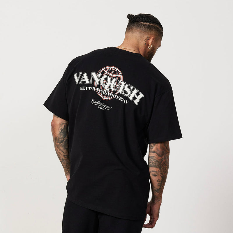 Vanquish TSP Black Global Oversized T Shirt 2枚目の画像