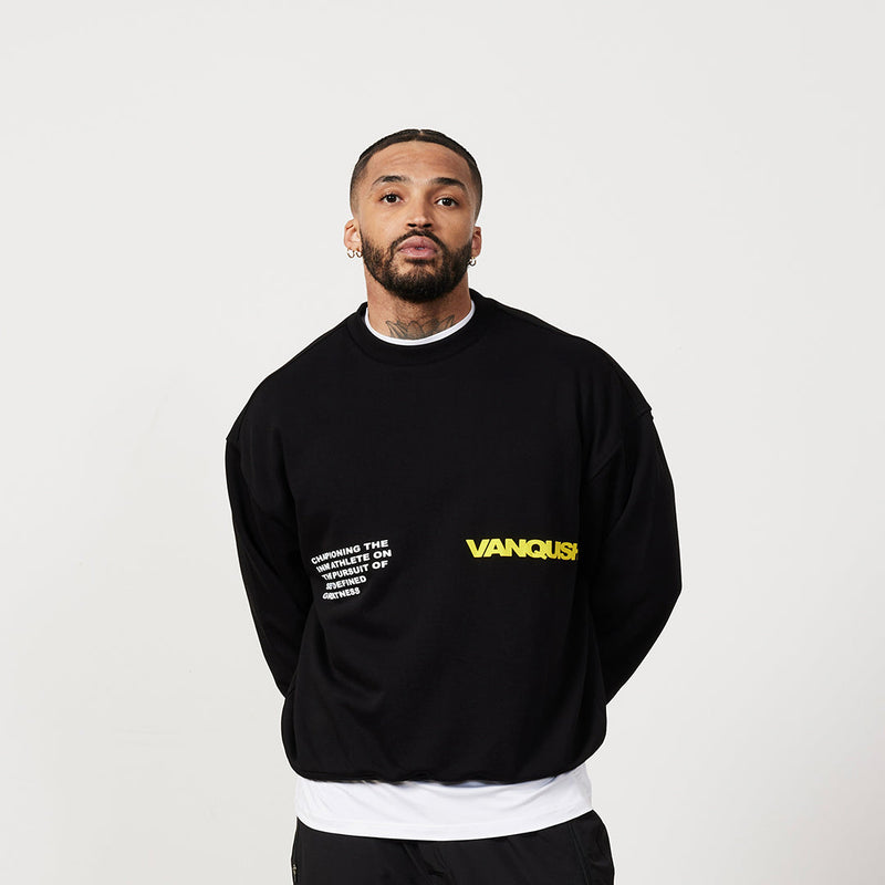 Vanquish TSP Black Champion Oversized Sweatshirt 2枚目の画像