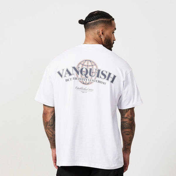 Vanquish TSP White Global Oversized T Shirt 1枚目の画像