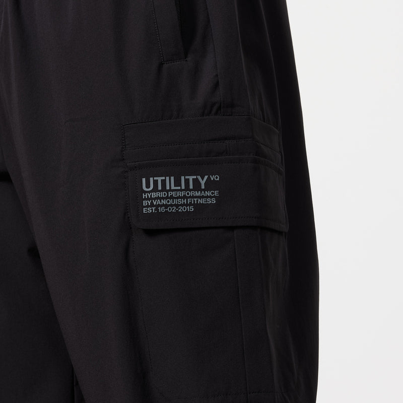 Vanquish Utility Black Wide Leg Cargo Pants 4枚目の画像