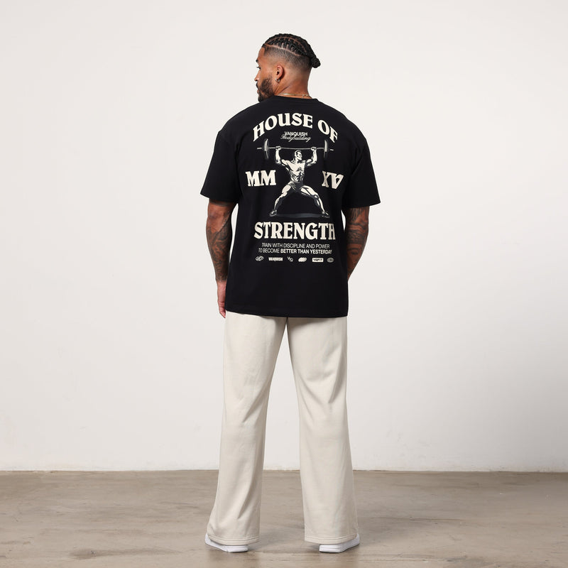 Vanquish TSP Strength MMXV Black Oversized T-Shirt 4枚目の画像