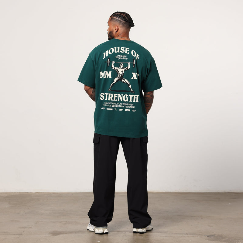 Vanquish TSP Strength MMXV Green Oversized T-Shirt 4枚目の画像