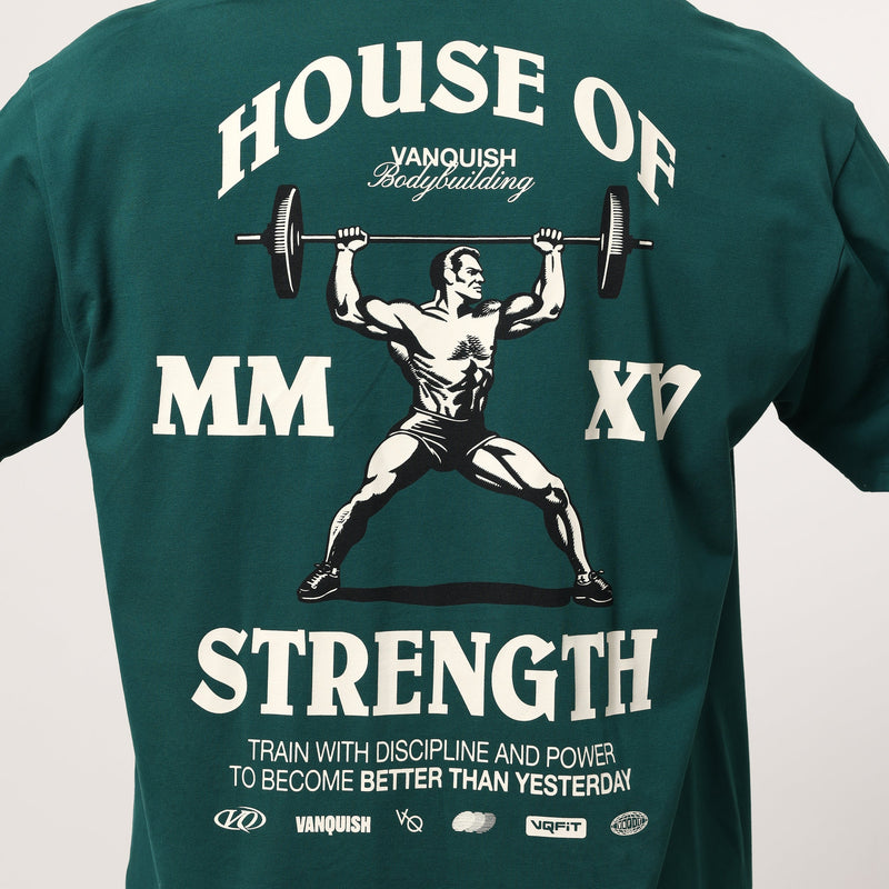 Vanquish TSP Strength MMXV Green Oversized T-Shirt 6枚目の画像