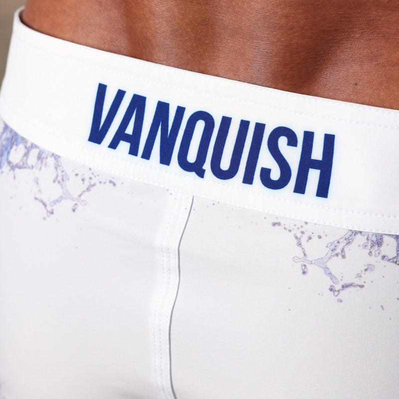 VQ White Tidal Men's Physique Board Shorts 3枚目の画像