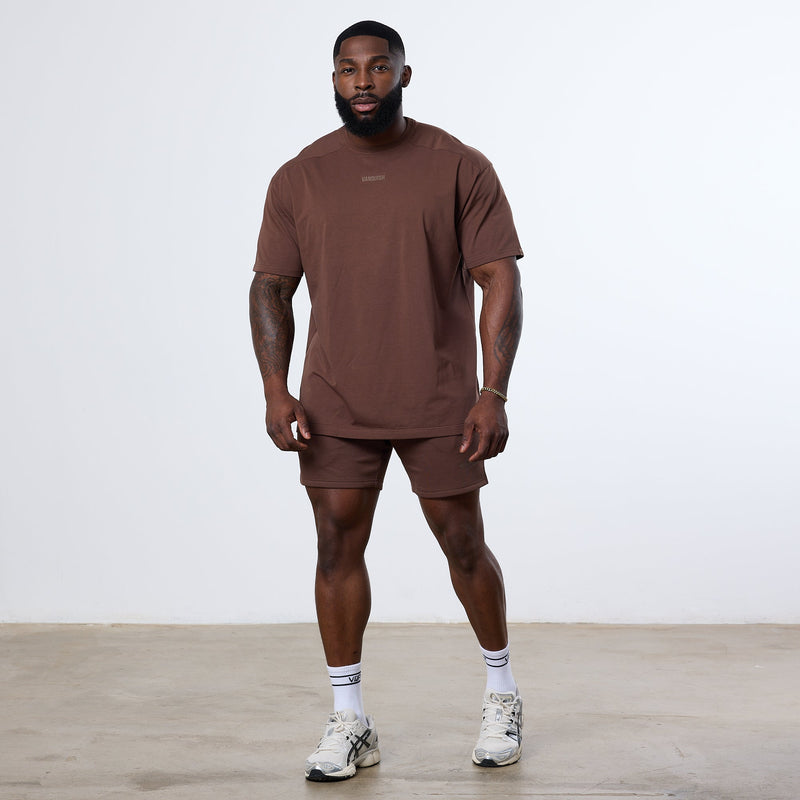 Vanquish Essential Chocolate Oversized T Shirt 3枚目の画像