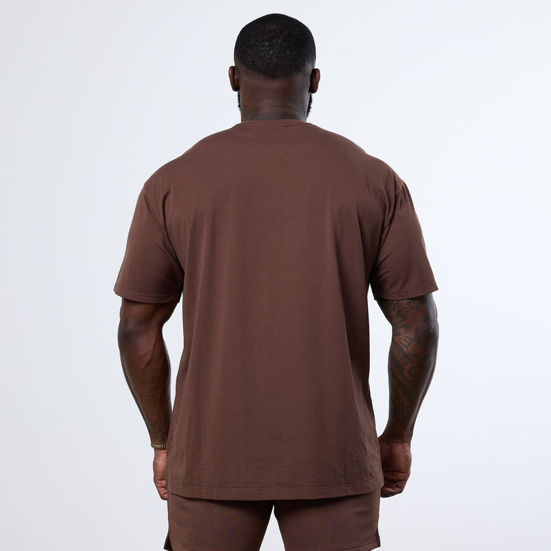 Vanquish Essential Chocolate Oversized T Shirt 4枚目の画像