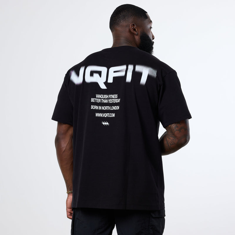 Vanquish TSP Black Blur Oversized T Shirt 1枚目の画像