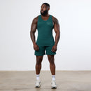 Vanquish Forest Green Unconquerable Strength Wide Leg Shorts 3枚目の画像