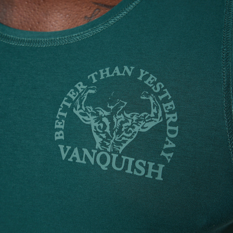 Vanquish Forest Green Unconquerable Strength Tank Top 7枚目の画像