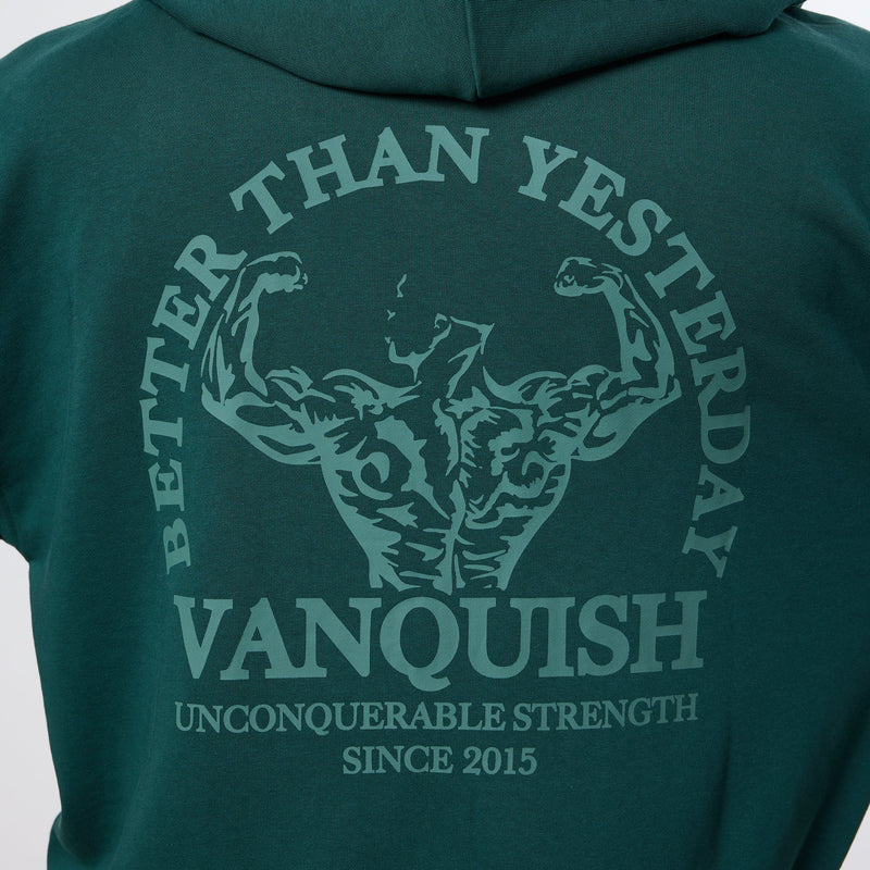 Vanquish Forest Green Unconquerable Strength Full Zip Hoodie 6枚目の画像