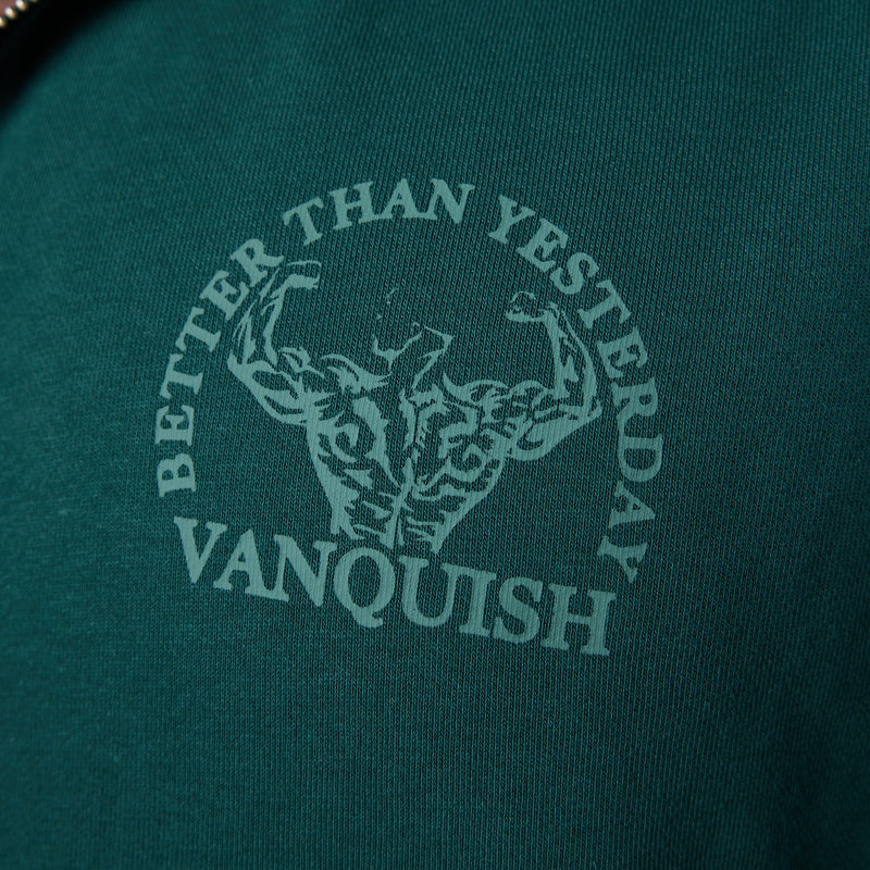 Vanquish Forest Green Unconquerable Strength Full Zip Hoodie 7枚目の画像