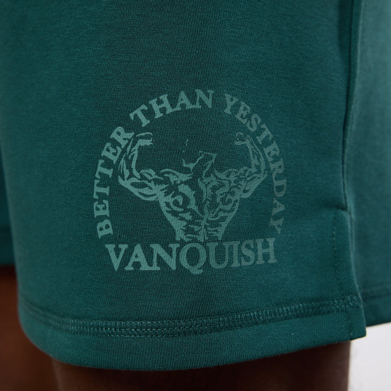 Vanquish Forest Green Unconquerable Strength Wide Leg Shorts 6枚目の画像