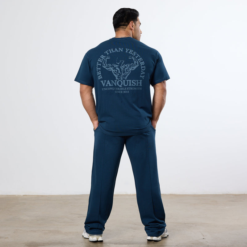 Vanquish Midnight Blue Unconquerable Strength Straight Leg Sweatpants 3枚目の画像