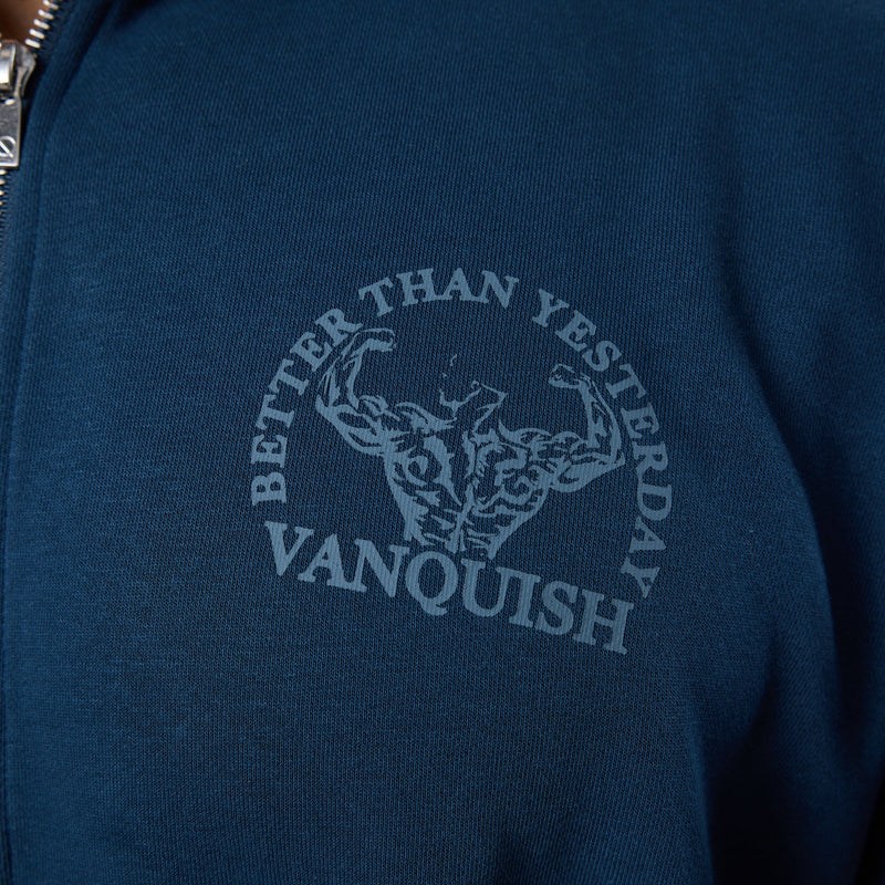 Vanquish Midnight Blue Unconquerable Strength Quarter Zip Sweater 4枚目の画像