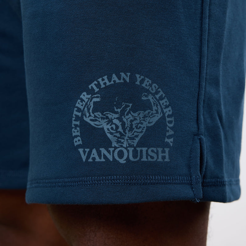 Vanquish Midnight Blue Unconquerable Strength Wide Leg Shorts 4枚目の画像