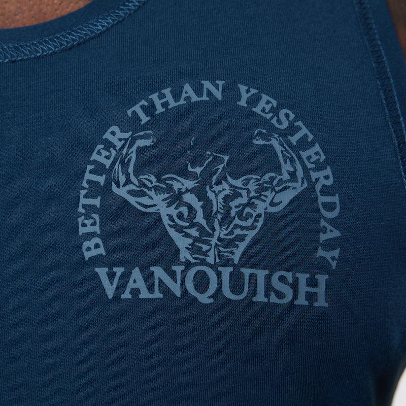 Vanquish Midnight Blue Unconquerable Strength Tank Top 6枚目の画像