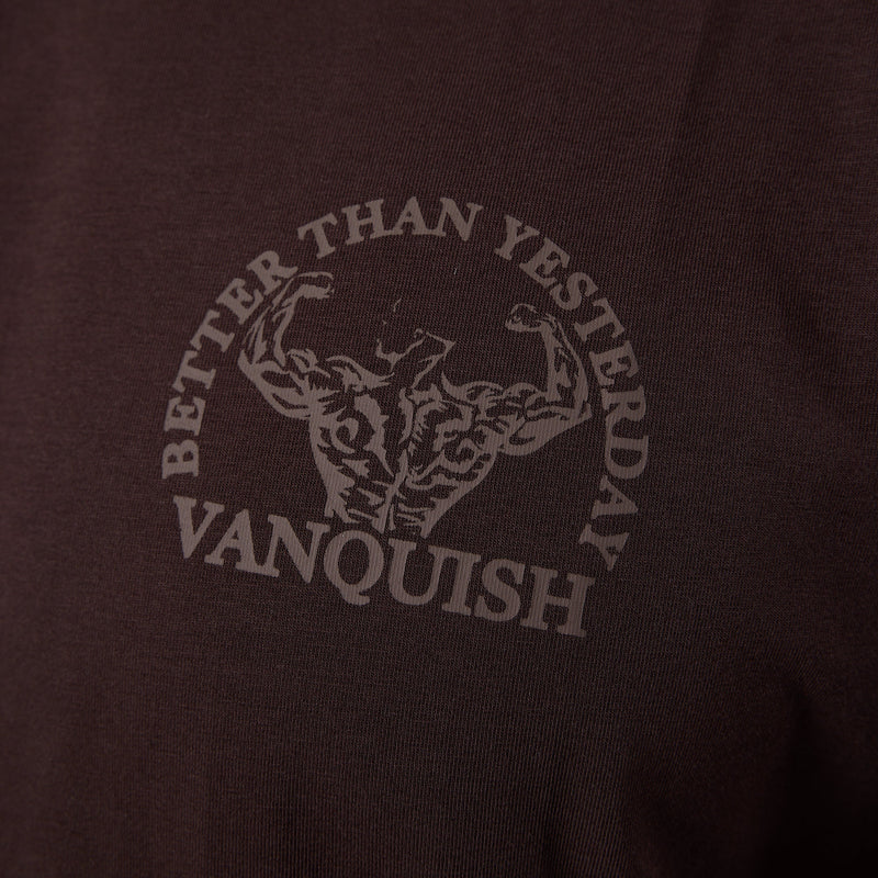 Vanquish Dark Brown Unconquerable Strength Oversized T Shirt 7枚目の画像