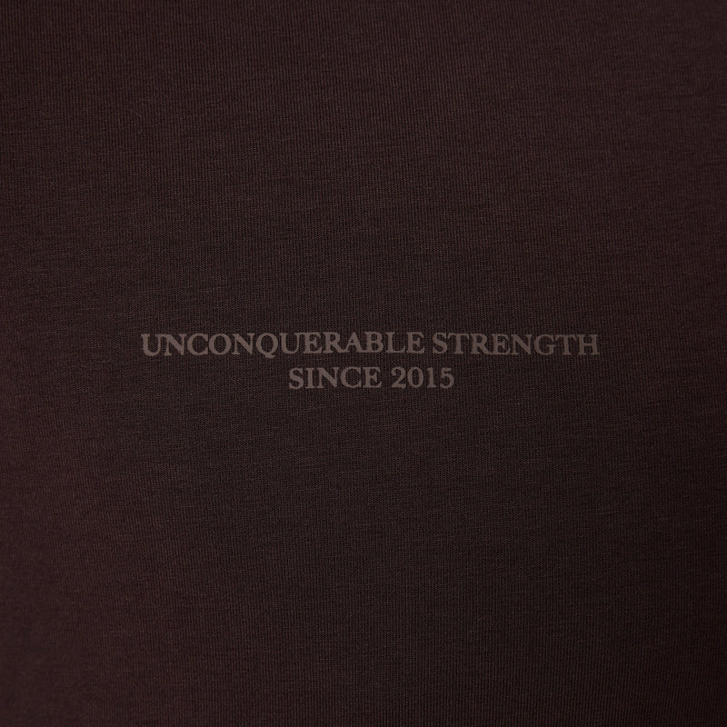 Vanquish Dark Brown Unconquerable Strength Oversized T Shirt 8枚目の画像