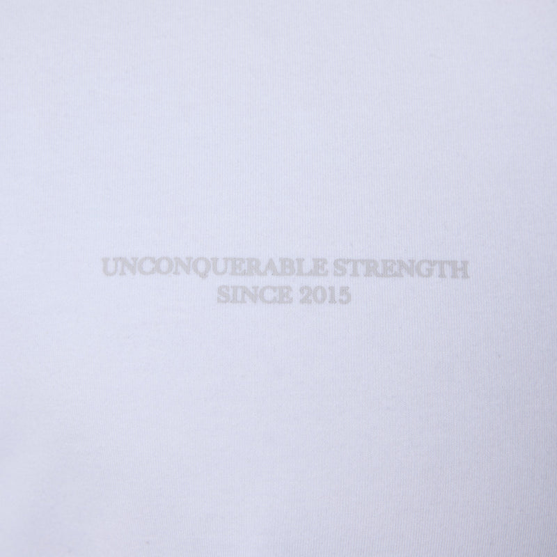 Vanquish White Unconquerable Strength Oversized T Shirt 7枚目の画像