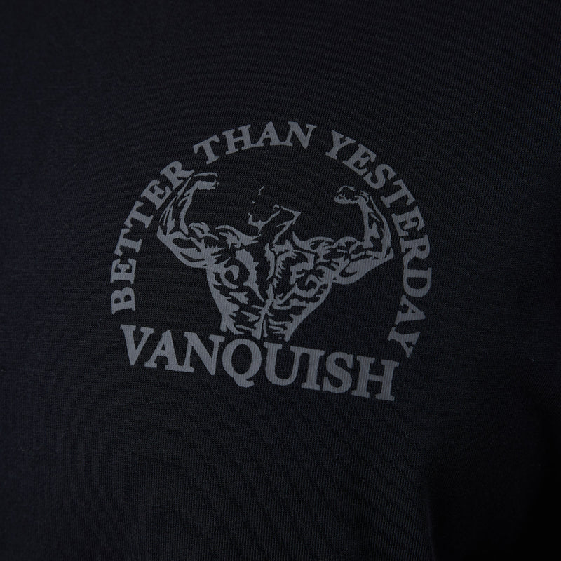 Vanquish Black Unconquerable Strength Oversized T Shirt 5枚目の画像