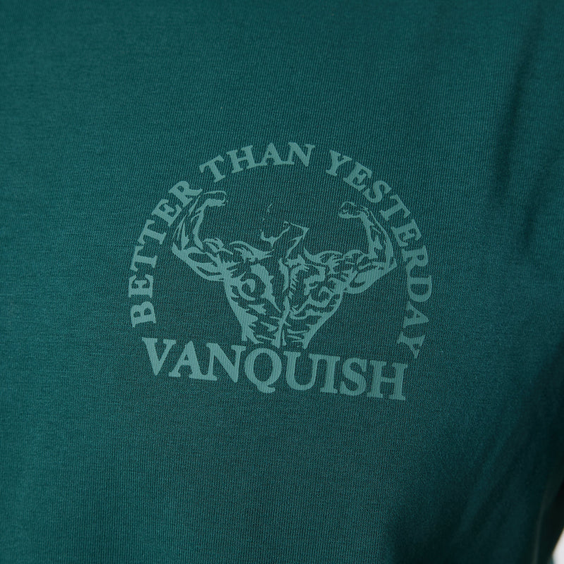 Vanquish Forest Green Unconquerable Strength Oversized T Shirt 5枚目の画像