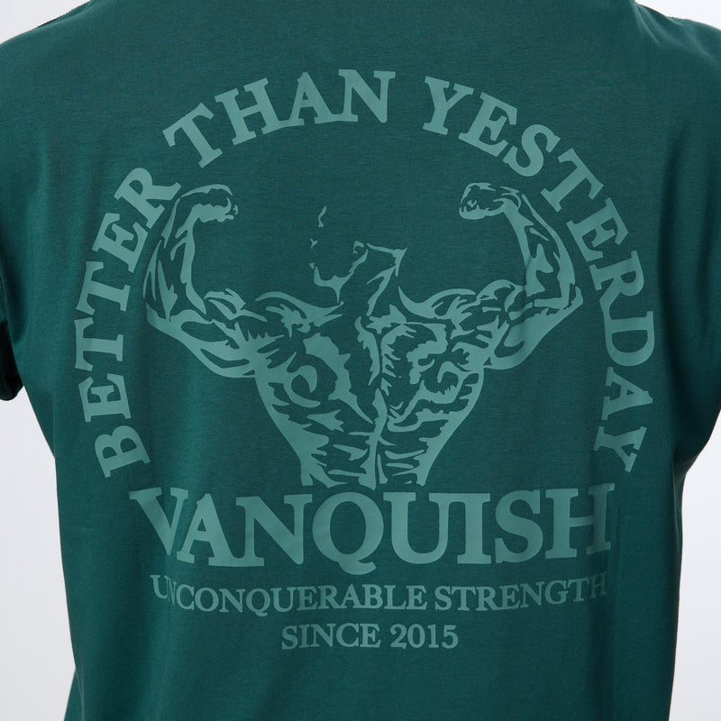 Vanquish Forest Green Unconquerable Strength Oversized T Shirt 7枚目の画像