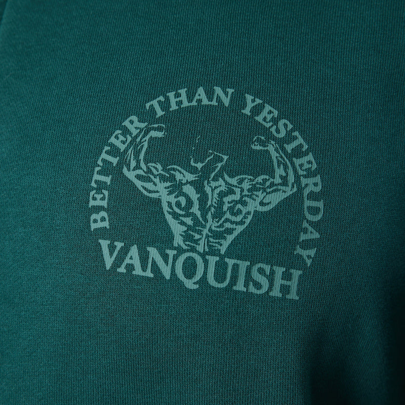 Vanquish Forest Green Unconquerable Strength Quarter Zip Sweater 5枚目の画像