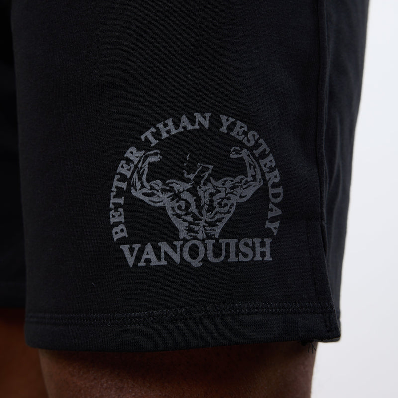 Vanquish Black Unconquerable Strength Wide Leg Shorts 6枚目の画像