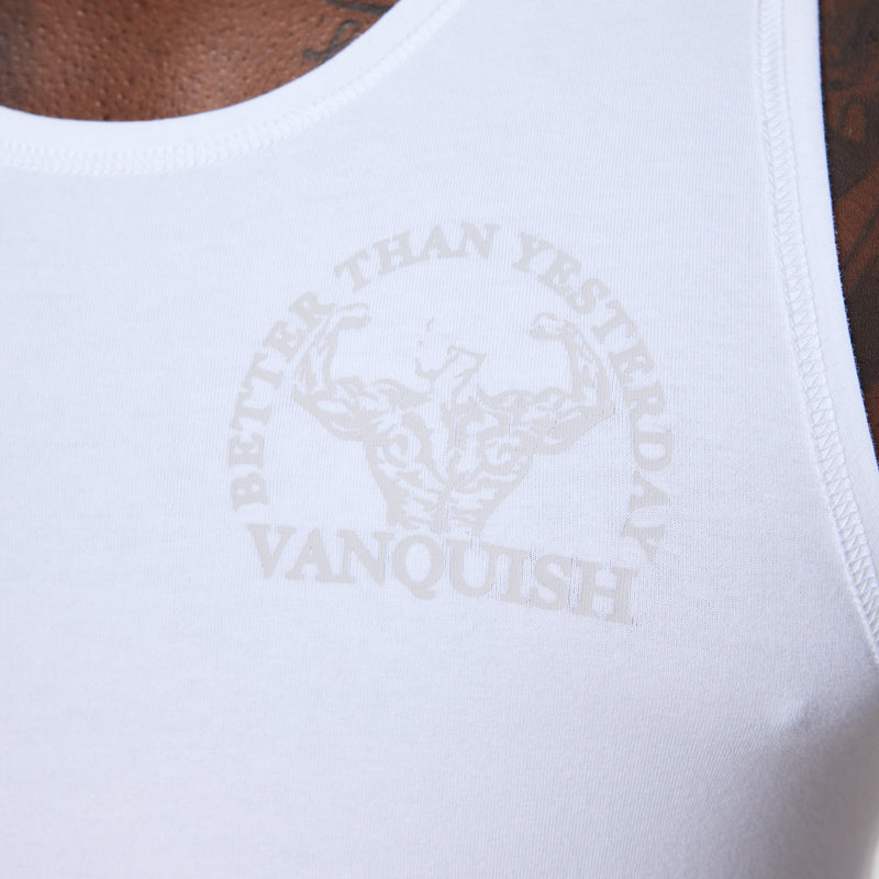 Vanquish White Unconquerable Strength Tank Top 3枚目の画像