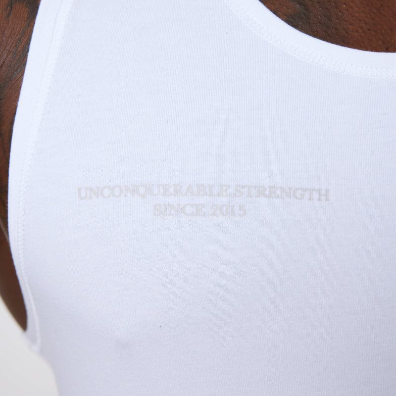 Vanquish White Unconquerable Strength Tank Top 6枚目の画像