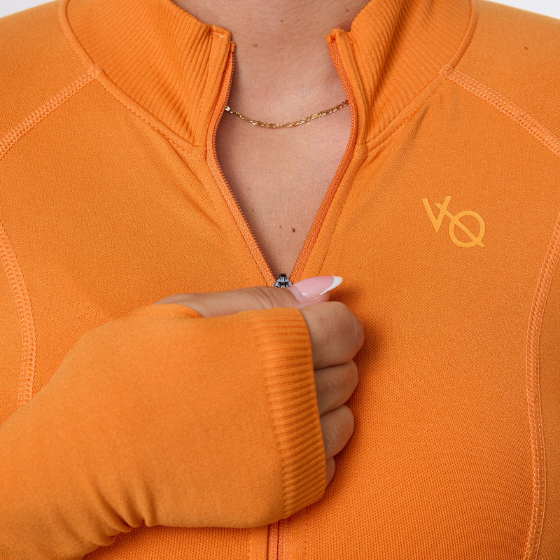 Vanquish Elevate Seamless Orange Zip Front Jacket 5枚目の画像