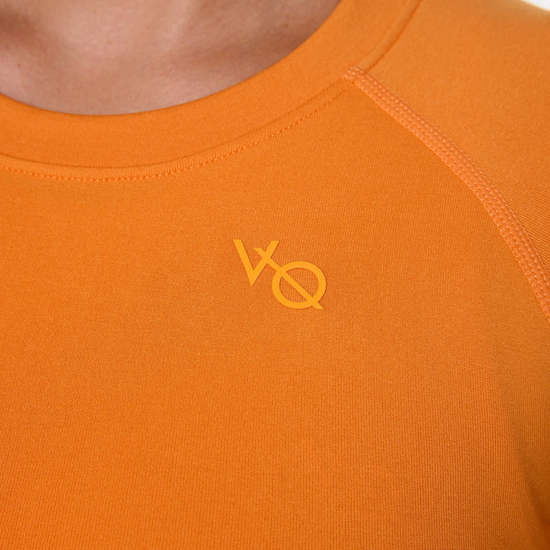 Vanquish Elevate Seamless Orange Midi Cap Sleeve T Shirt 5枚目の画像