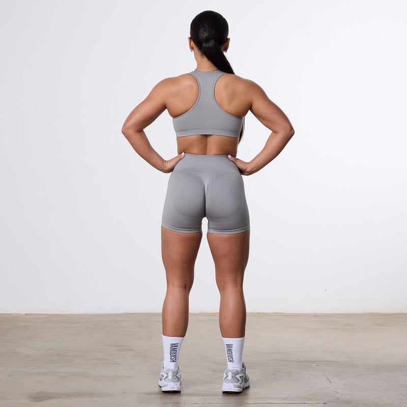 Vanquish Elevate Seamless Smoke Grey Booty Shorts 2枚目の画像