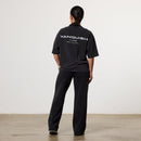 Vanquish Ladies Washed Black Wide Leg Sweatpants 3枚目の画像