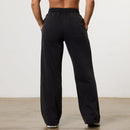 Vanquish Ladies Washed Black Wide Leg Sweatpants 5枚目の画像