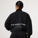 Vanquish Ladies Washed Black Zip Up Jacket 3枚目の画像