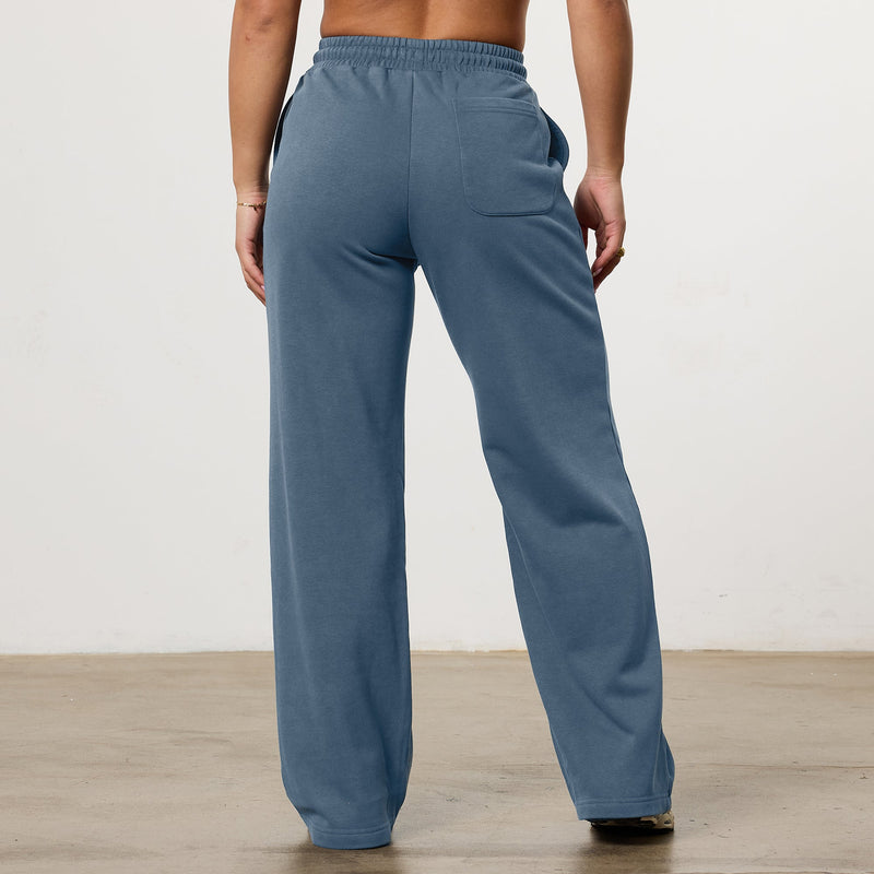 Vanquish Ladies Washed Blue Wide Leg Sweatpants 4枚目の画像