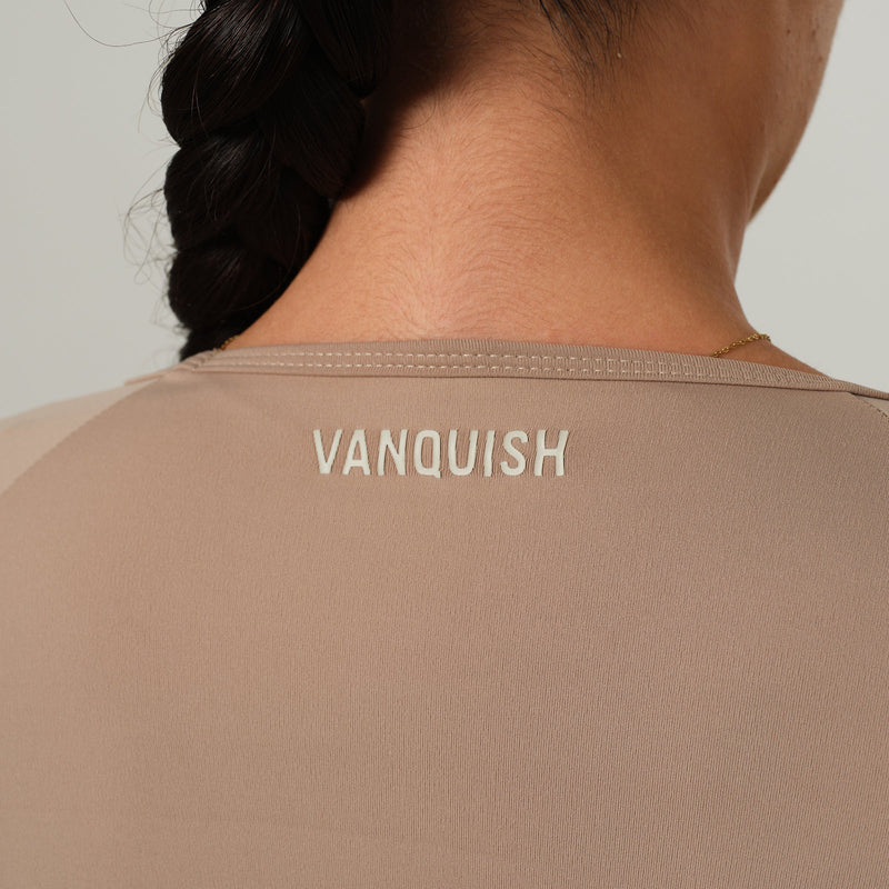 VANQUISH ENHANCE LATTE LONG SLEEVE SHRUG 5枚目の画像