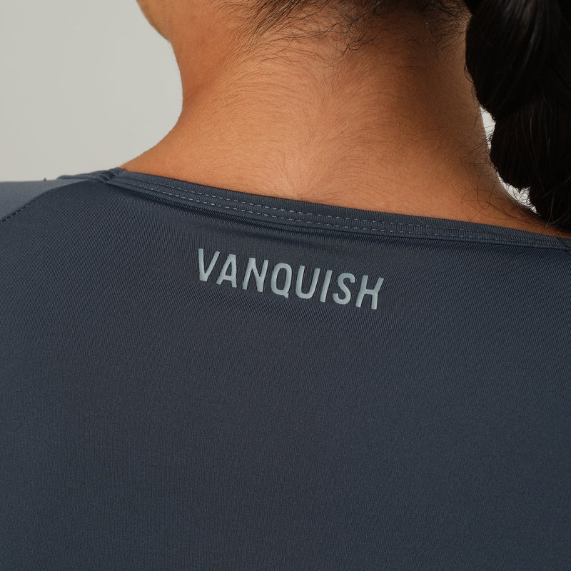 VANQUISH ENHANCE STEEL BLUE LONG SLEEVE SHRUG 4枚目の画像