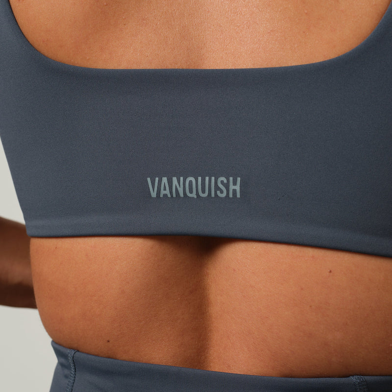 VANQUISH ENHANCE STEEL BLUE TWIST FRONT BRA 5枚目の画像