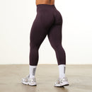Vanquish Elevate Seamless Scrunch Petite Plum Leggings 4枚目の画像
