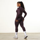 Vanquish Elevate Seamless Scrunch Petite Plum Leggings 3枚目の画像